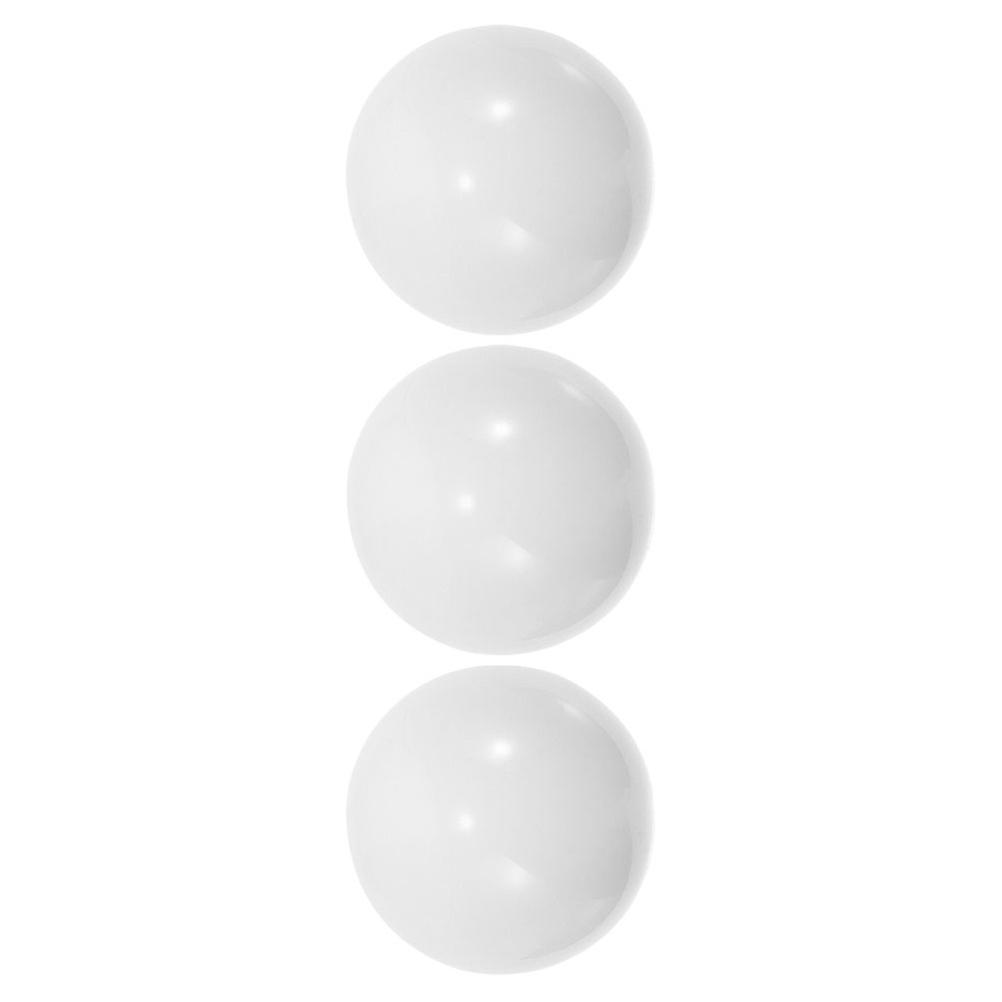White Precision Roulette Wheel Beads for Resin Replacement 3Pcs Set