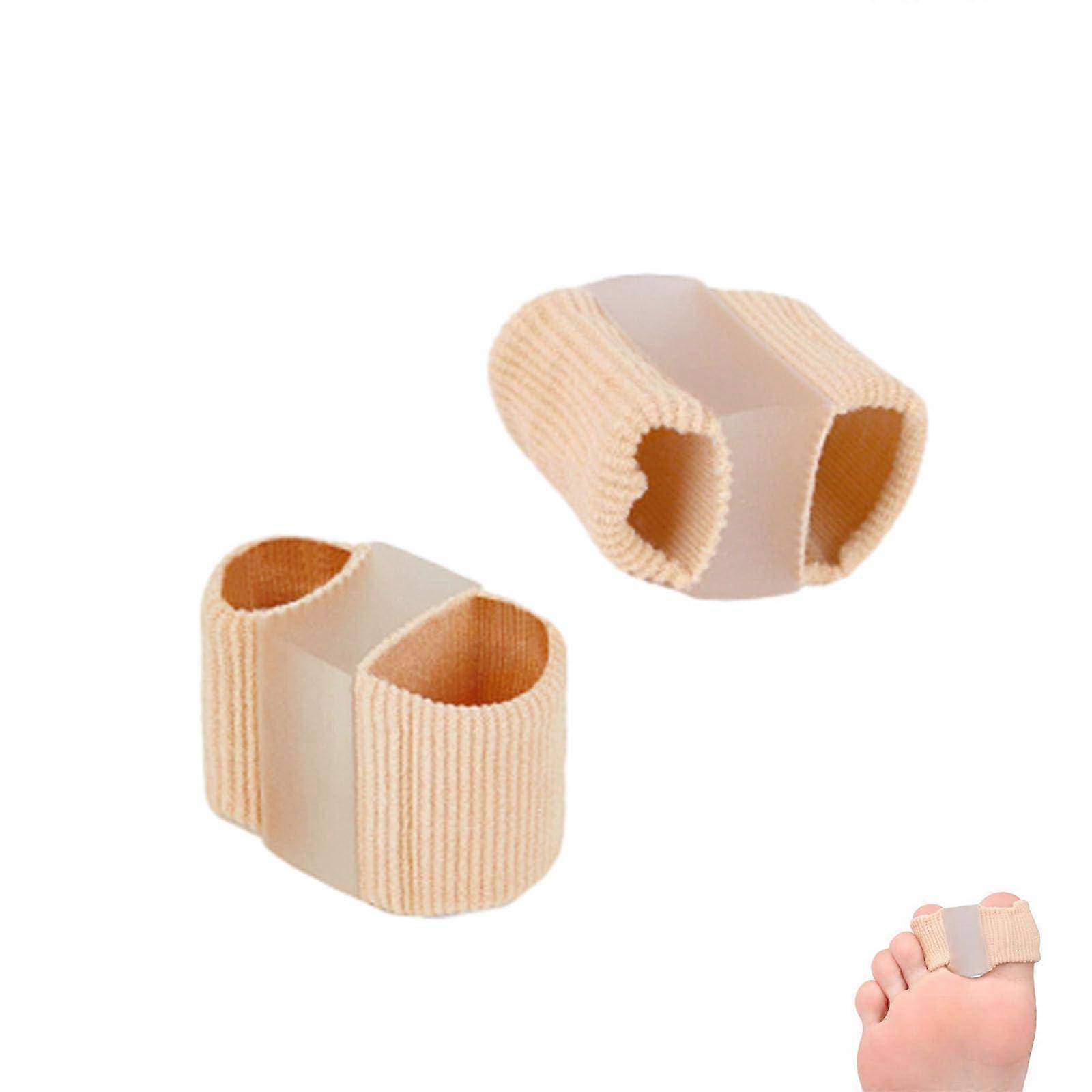 Toe Separators and Spacers, Soft Silicone Gel for Comfort and Foot Alignment, 2 Sets Size S
