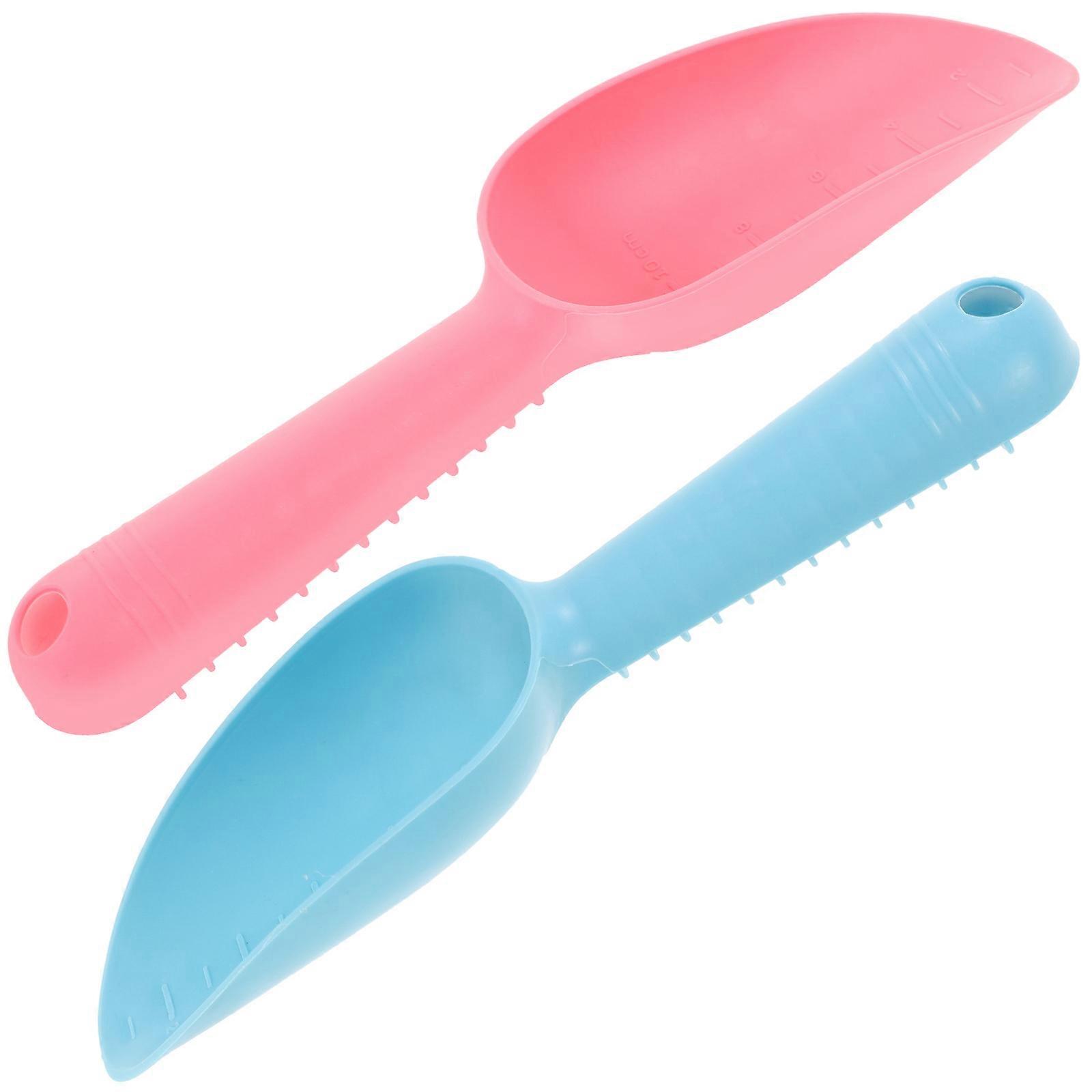 Plastic Garden Scoop Hand Trowel for Digging 2Pcs