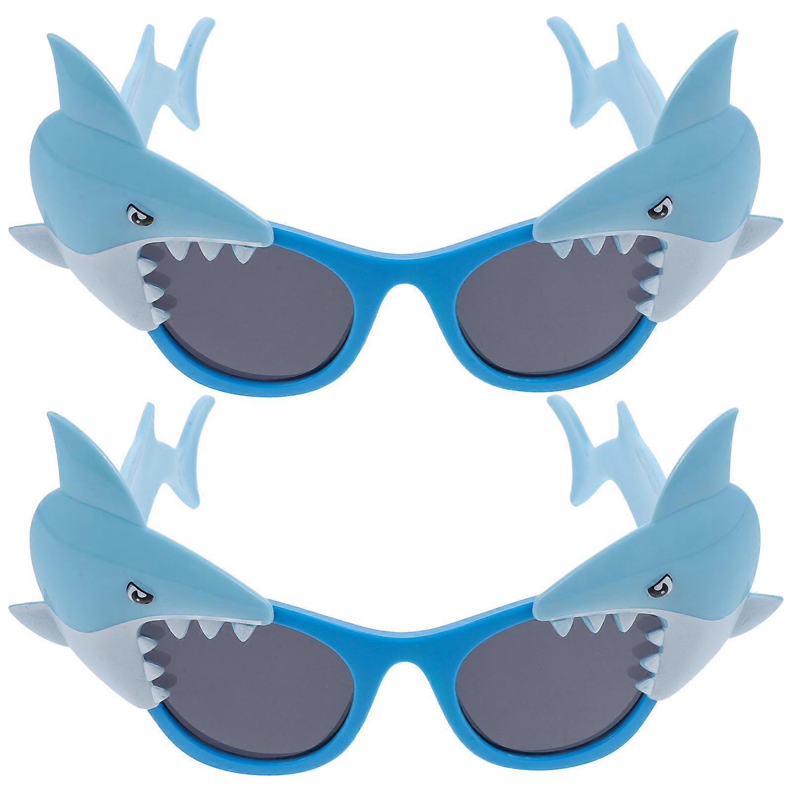 Party Accessory Novelty Spoof Glasses Creative Design Eyewear ABS Material Summer Beaches 2Pack