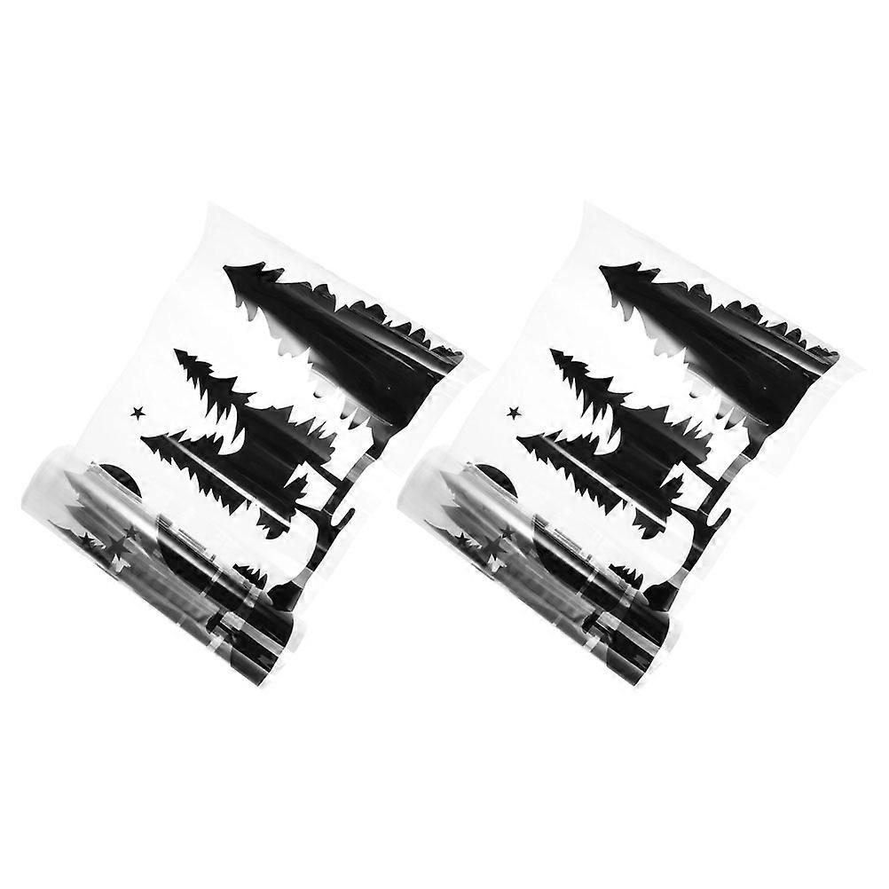 Creative Design Moon Tree Forest Decals 10Pcs For Car Truck SUV Decoration Durable Waterproof Function