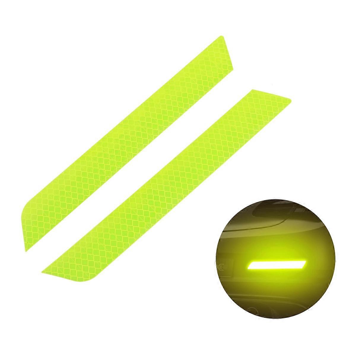 Car Rear Bumper Sticker Warning PVC Protector for Styling One Pair