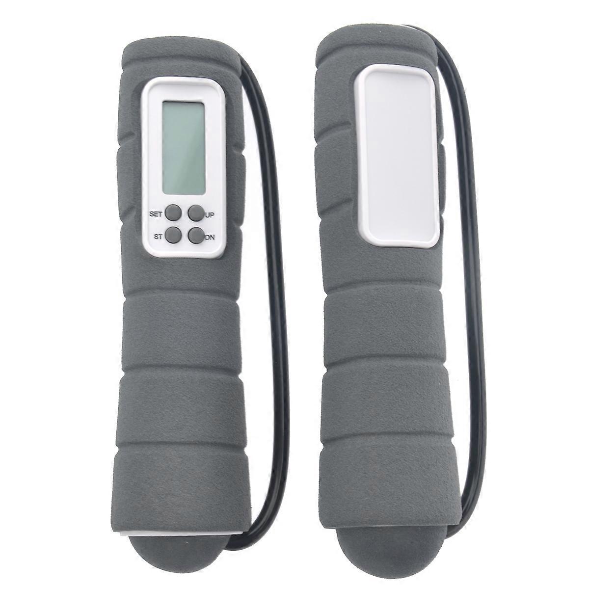 Wireless Skipping Rope Digital Jump Counter Timer 3Pcs Cordless Ropes