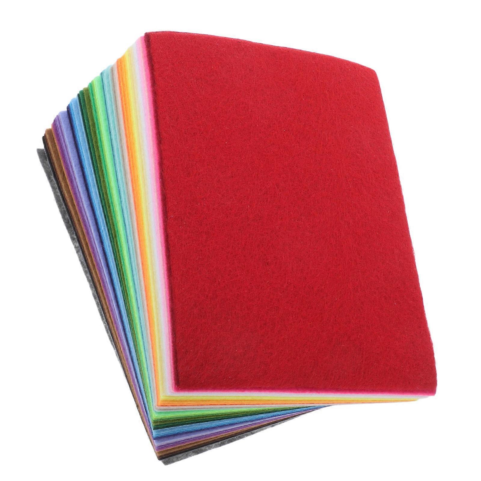 Assorted Color Felt Fabric Sheets for Sewing Crafts with 198Pcs Kit