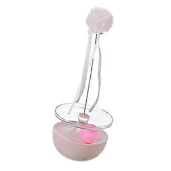 2025 Cat Self Play Teaser Wand Boredom Relief Interactive Cat Teaser Stick Ball Toy for Indoor Pink