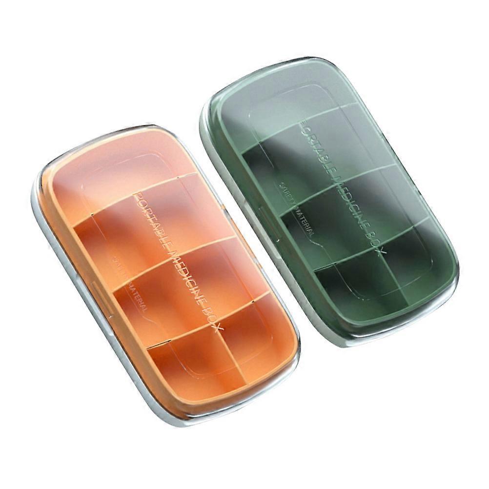Travel Medicine Storage Boxes Portable for Organizing 6Pcs Set