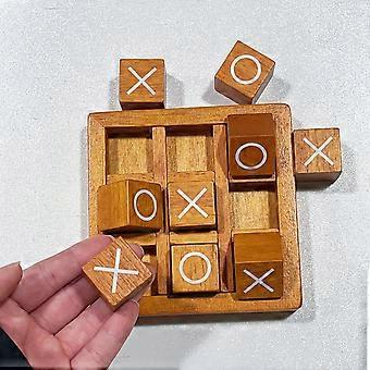 Jogo da Velha Clássico de Madeira