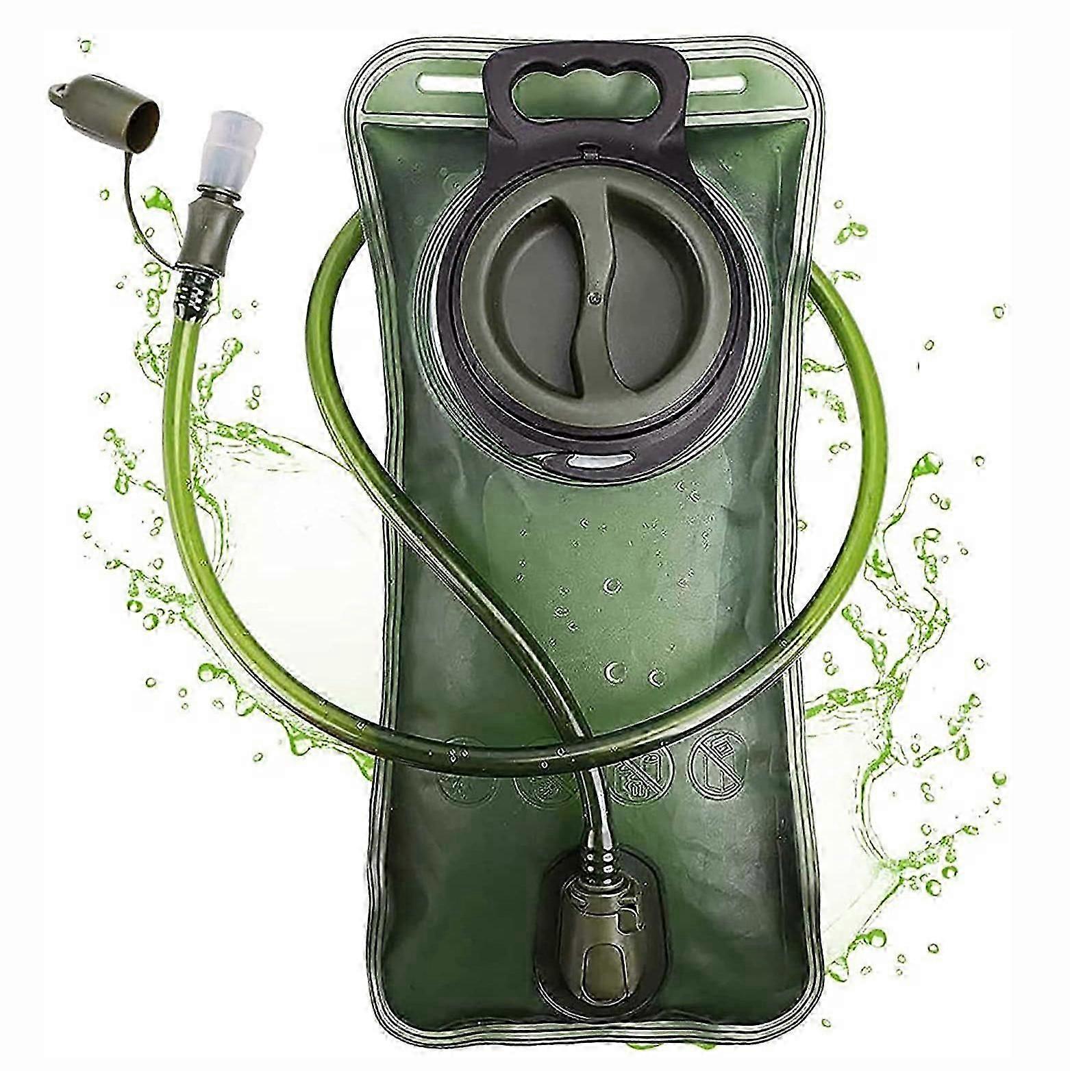 Hydration bladder 2L with bite valve leak-proof for hydration backpack
