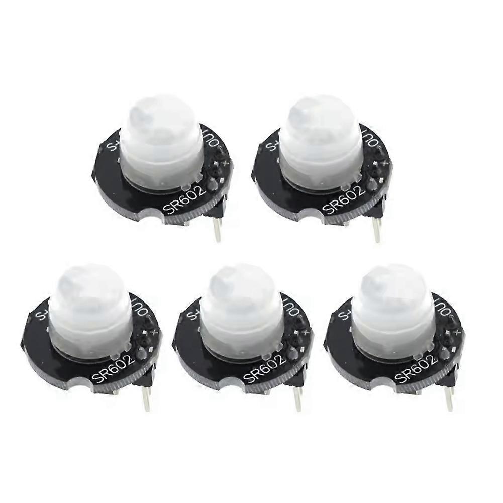 Kit de 5 mini-capteurs de mouvement SR602 - Capteurs infrarouges pyroélectriques (PIR) pour Arduino DIY