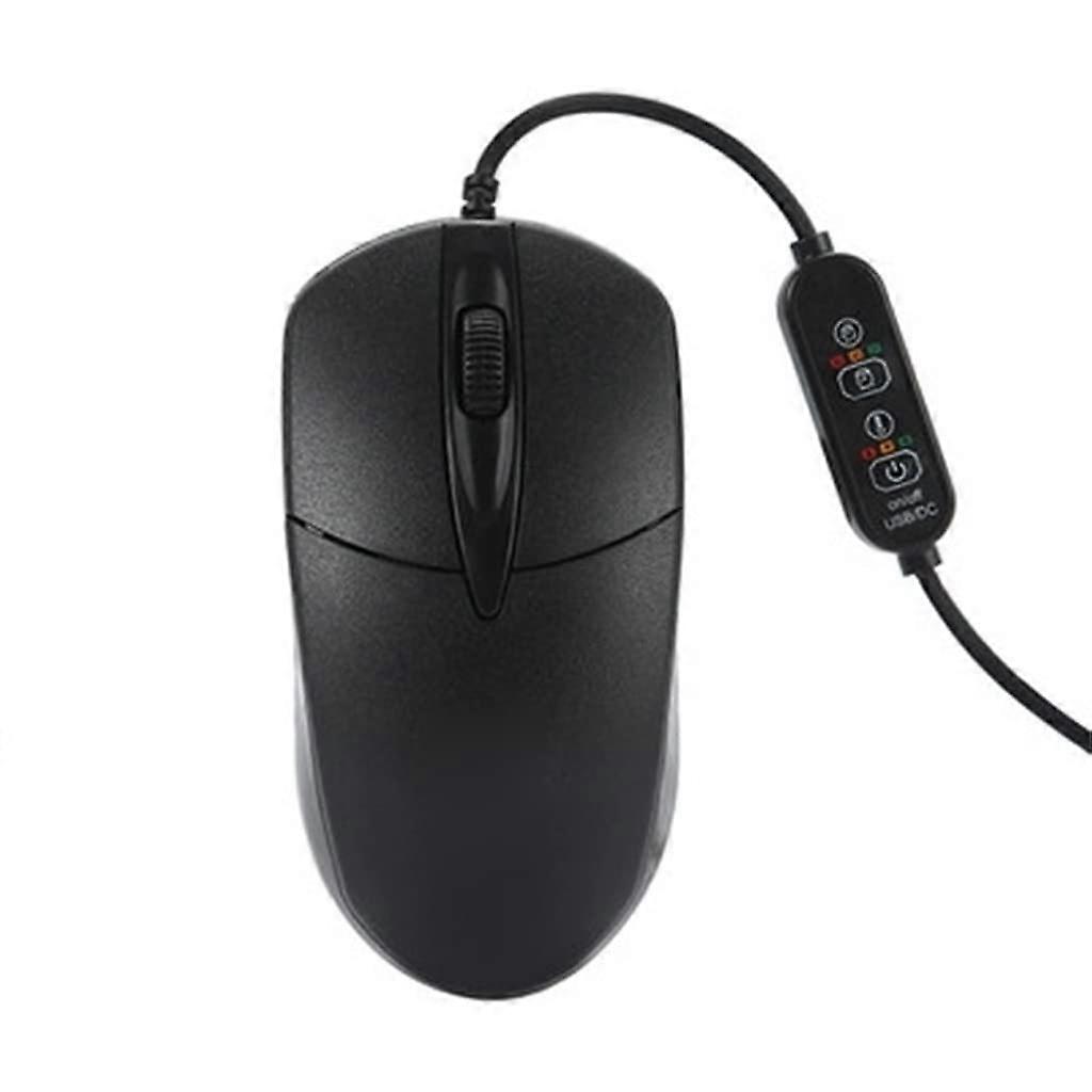 USB Heated Gaming Mouse with Ergonomic Grip for Cold Hands Winter Use, 3Button Optical Design