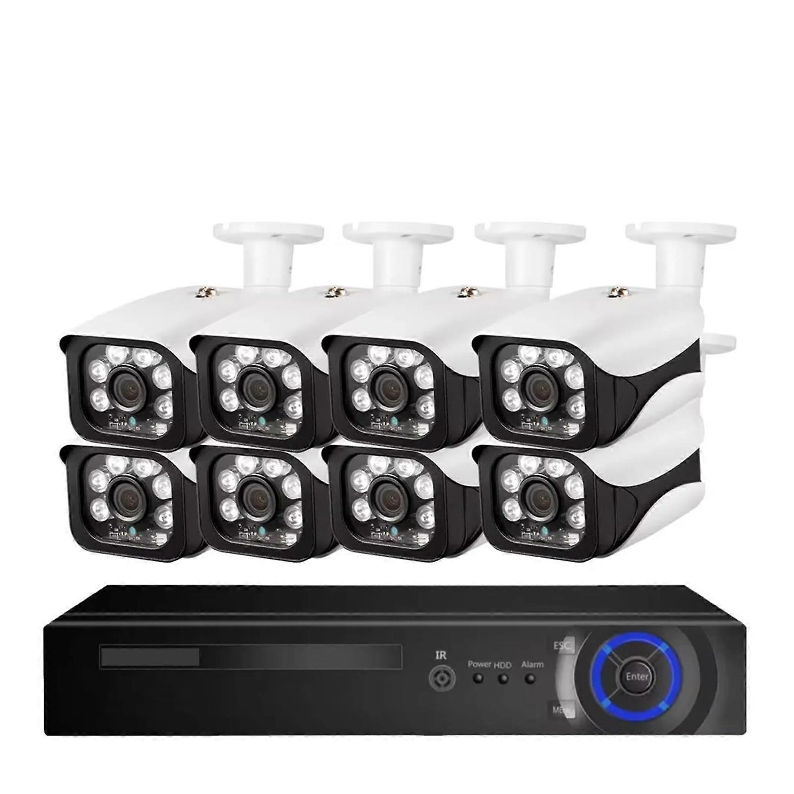 4K Security Camera System 8MP Ultra HD AI Face Detection 8CH DVR Kit with P2P Remote Access