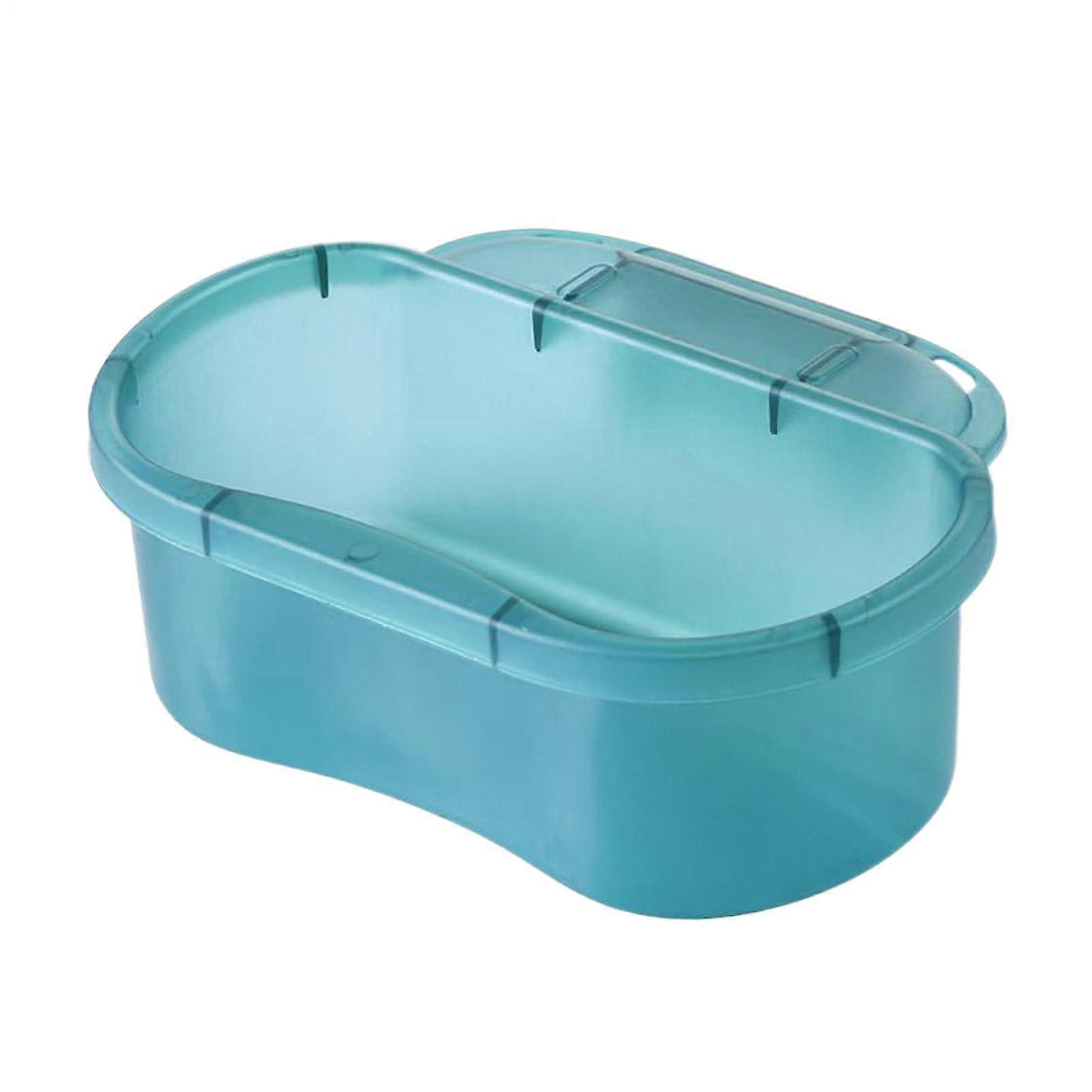 Sink Strainer Basket with Compact Corner Fit, Hangable Rustproof Design for Kitchen Food Waste Filter Blue