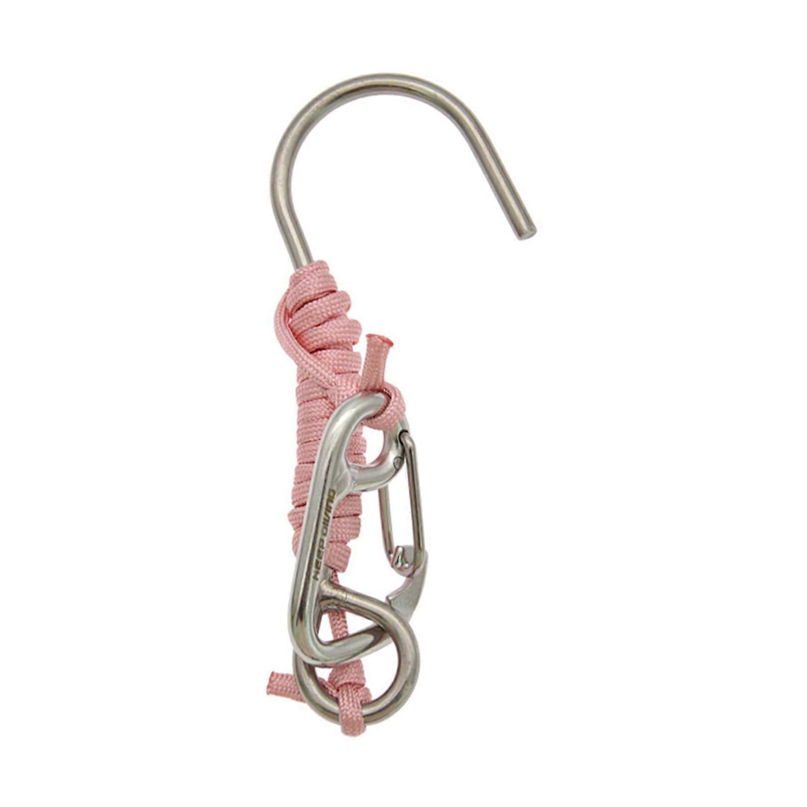 Stainless Steel Single Head Diving Hook for Secure Safety Rope and Camera Stabilization