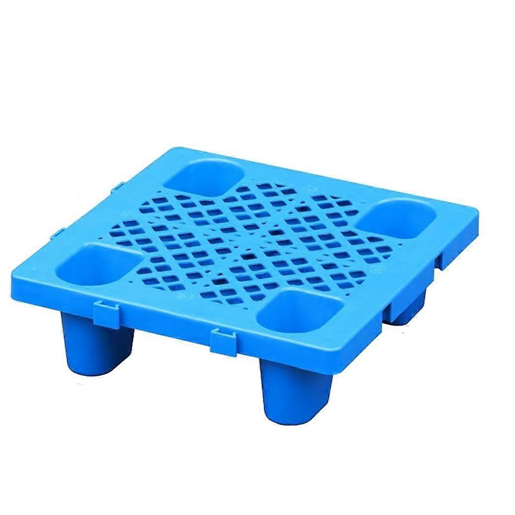 HeavyDuty Stackable Plastic Pallet with Ventilated MoistureProof Design, 2000 lbs Capacity, 40x40x12cm