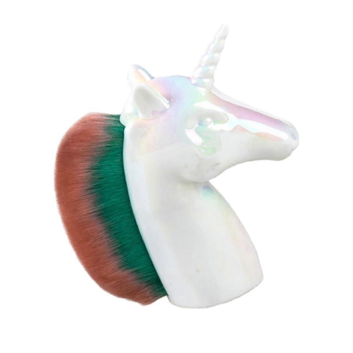 Makeup Foundation Brush for Precise Powder Application, Compact Mineral Powder Brush Travel Size