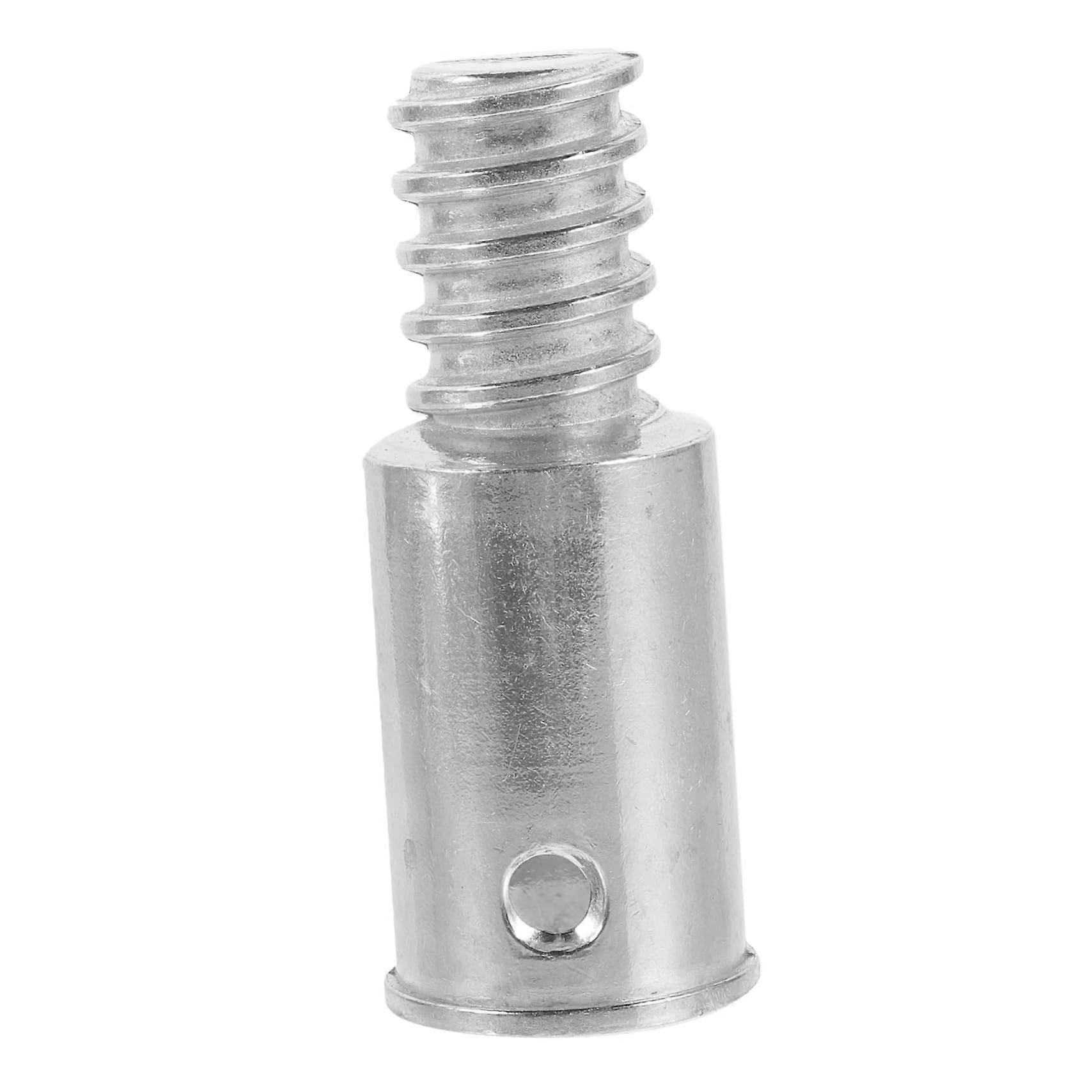 Broom Handle Replacement Metal Threaded Adapter for Extension Poles Secure Connection Universal Fit
