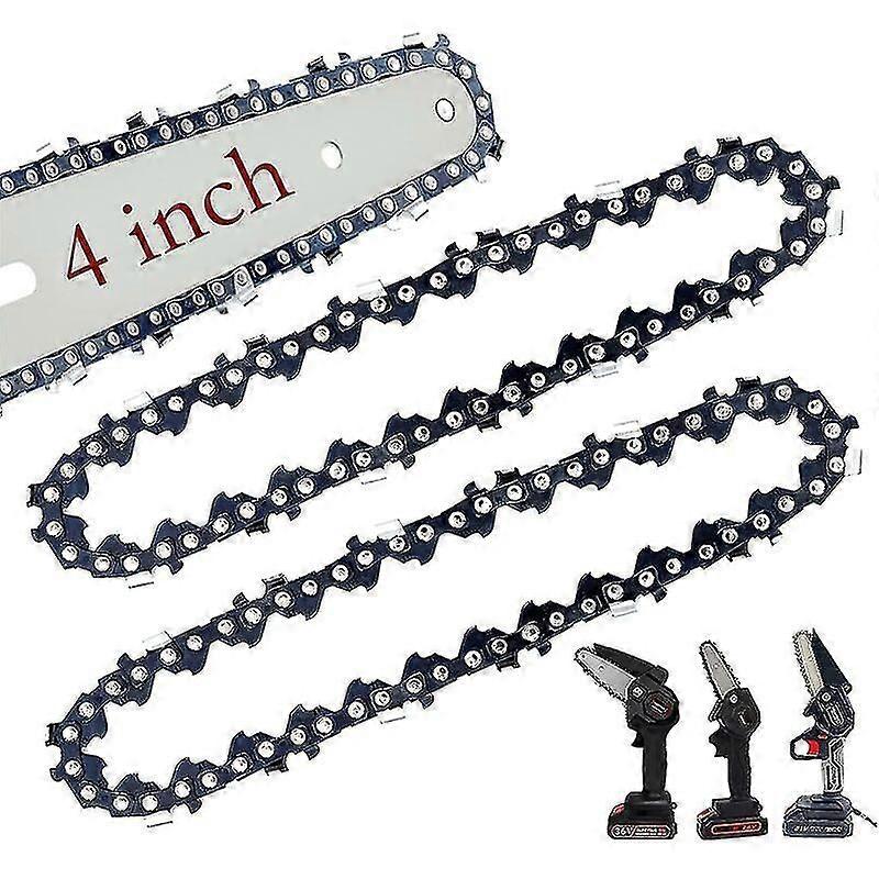 2 Pack 4 Inch Mini Chainsaw Chains Replacement Chains