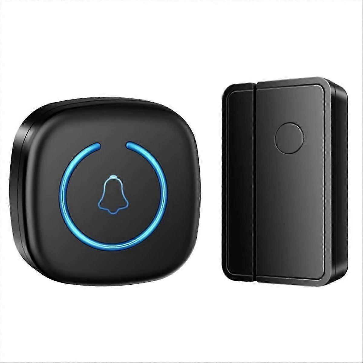 Split Type Door and Window Sensor Door Magnet Sensor EU Black