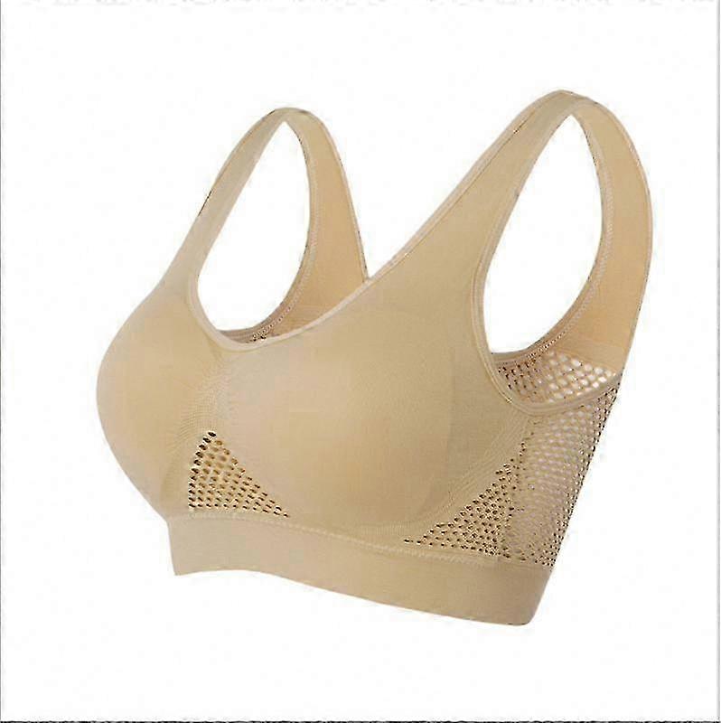 Seamless Comfort Bra with Removable Pads for Plus Sizes