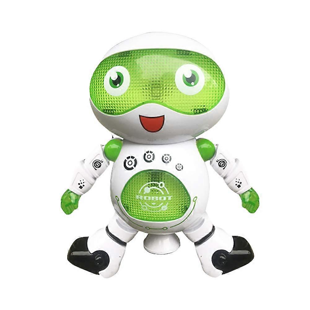 Interactive Dancing Robot Toy for Kids with Music Synced Lights and Walking Rotation Features