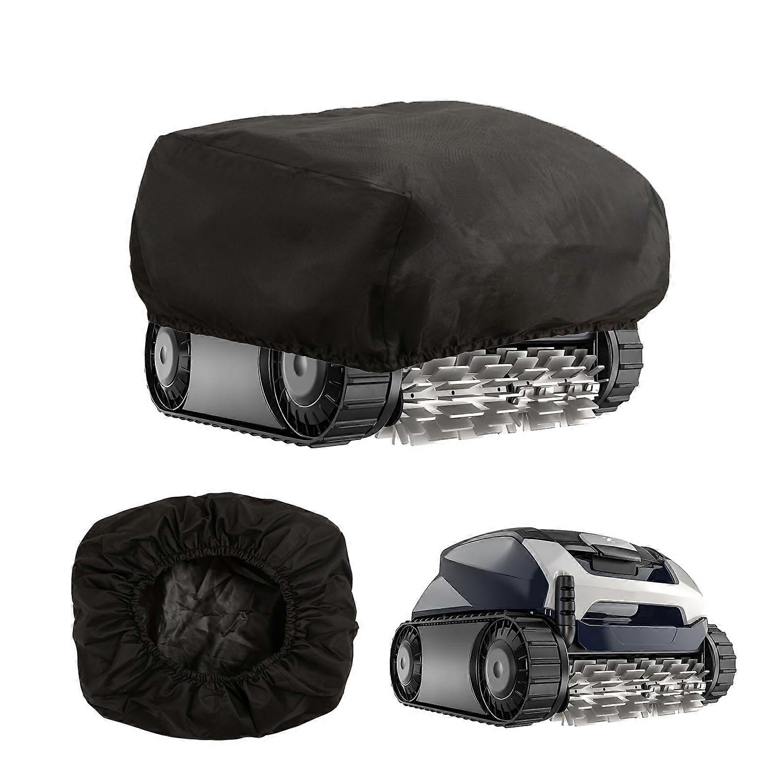 Waterproof UV Resistant Robotic Pool Cleaner Cover with Durable Stitching and Secure Elastic Fit