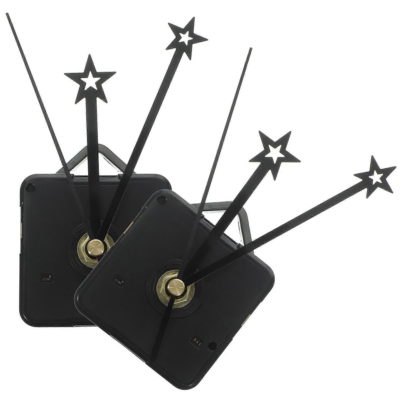 DIY Clock Movement Plastic Repair Kit for Wall Clock 2Sets Pack