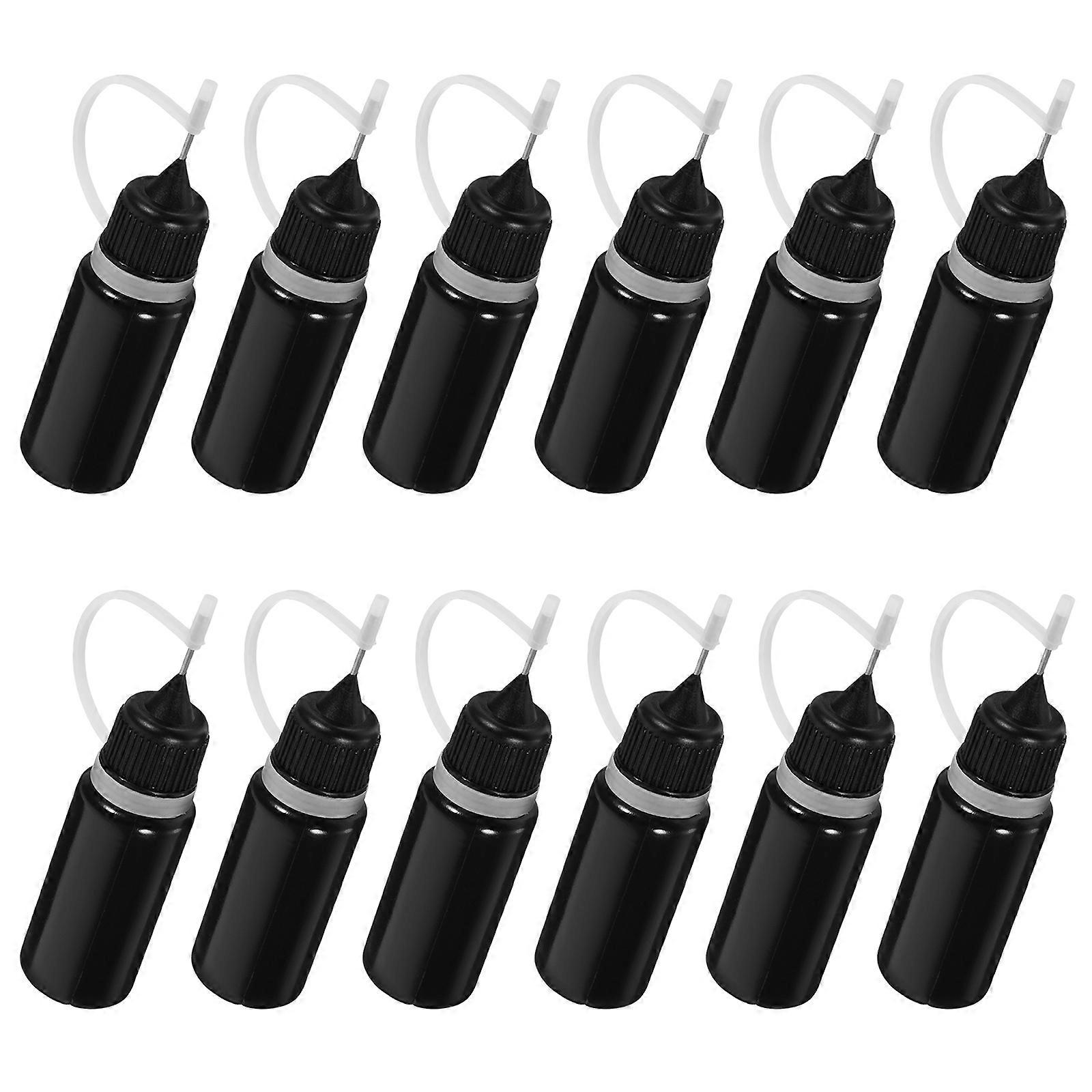 Tip Applicator Bottles for Storage 12Pcs with Needle Tips