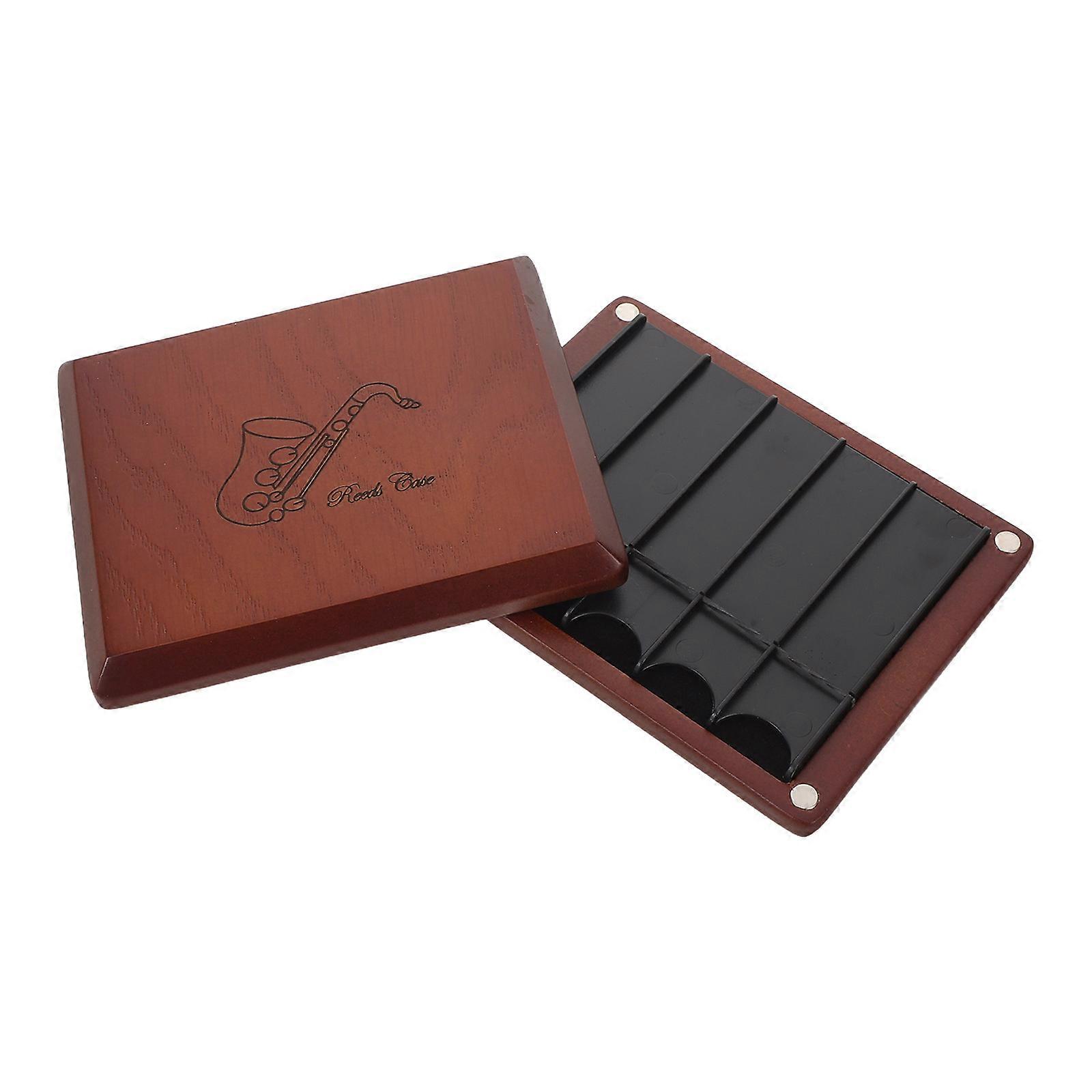 Clarinet Storage Case Wood Reed Case for Portable Use