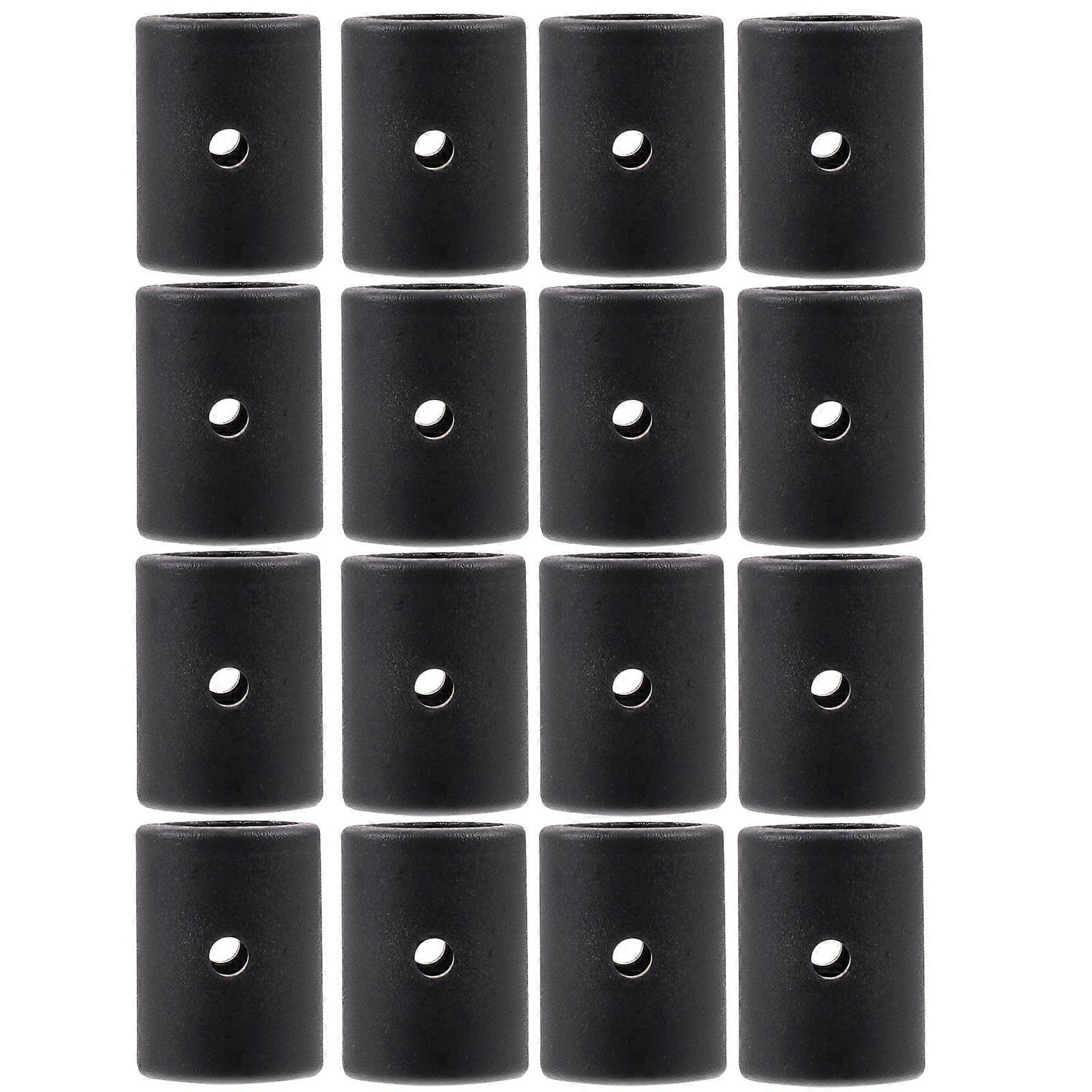Foosball Table End Caps Black Rod Plugs for Replacement 64Pcs Set