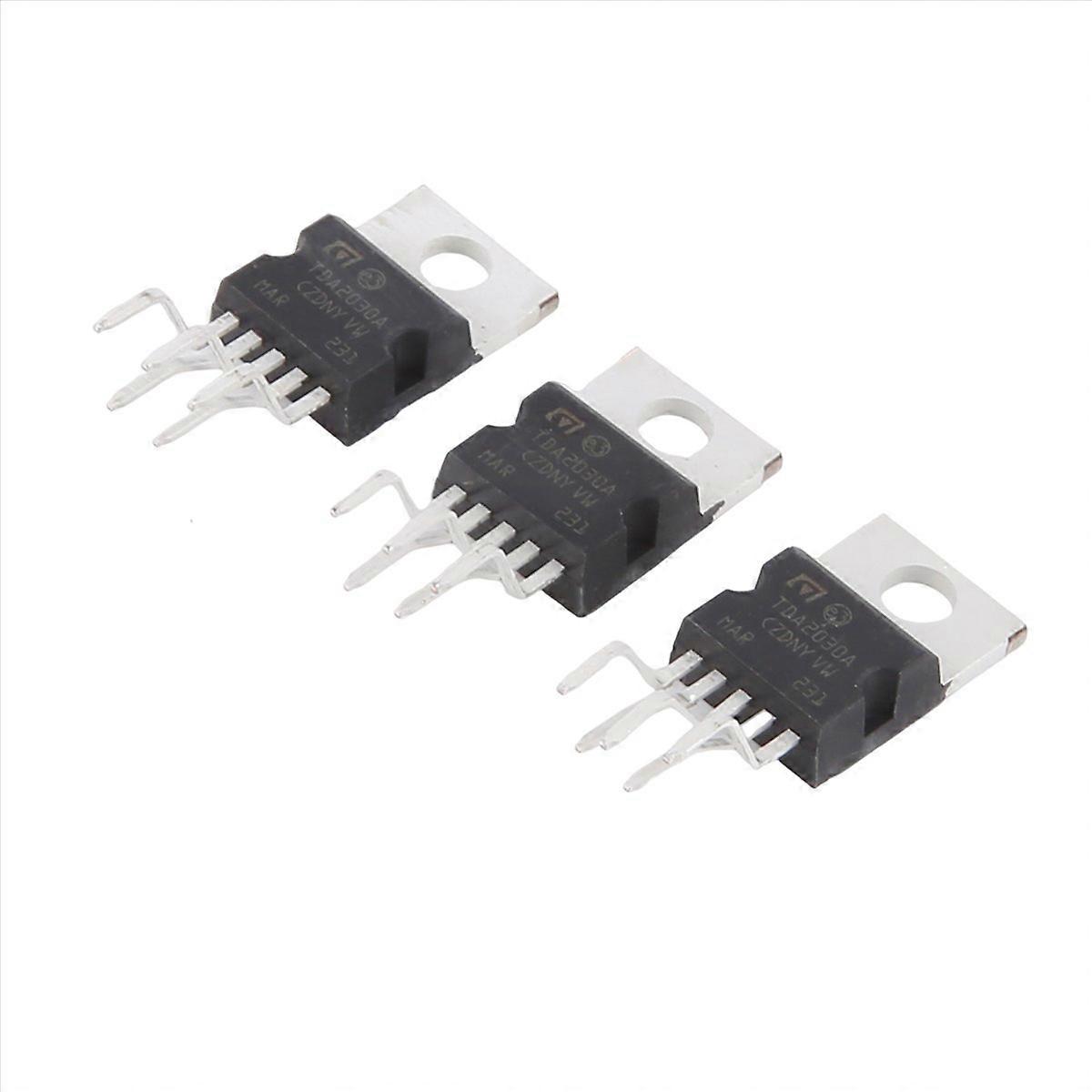 3 Pcs TDA2030A Single Op Audio Operational Amplifier IC Chips 5 Pin
