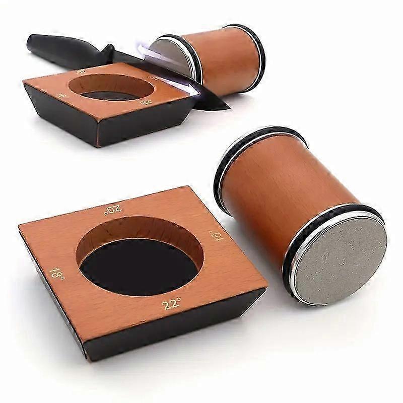 Rolling Sharpener, Kitchen Tool Kit Offers 15/18/20/22 Degree Sharpening Stone