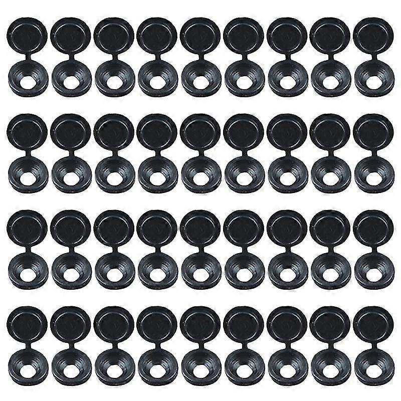 36pcs Screw Caps Hinged Screw Cap Foldable Snap Button Hardware Screw Cover