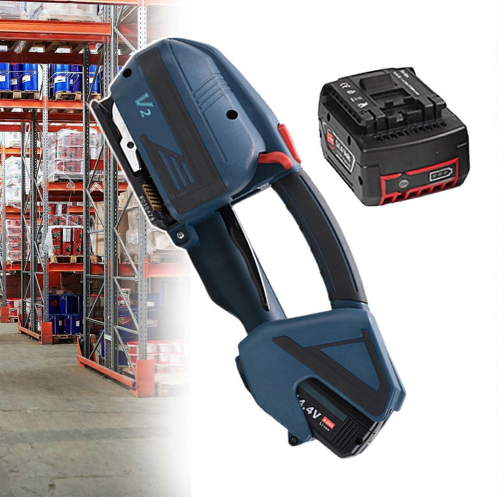 Battery Powered Strapping Machine with LCD Control, Automatic Tool for PET and PP Straps 1316mm