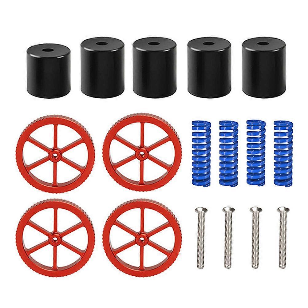 3D Printer Upgrade Kit Silicone Leveling Column with Nuts Springs 2Sets