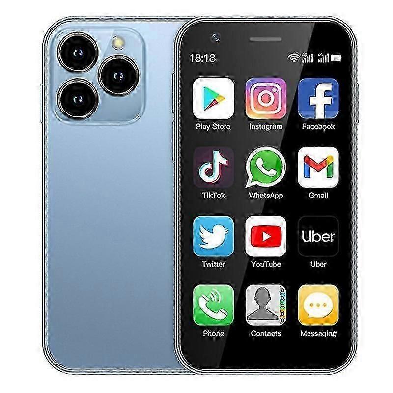Smartphone Mini Soyes Xs16 de 3 polegadas, 4G, Android 10, câmera de 5MP, Dual SIM, 2+16GB, z