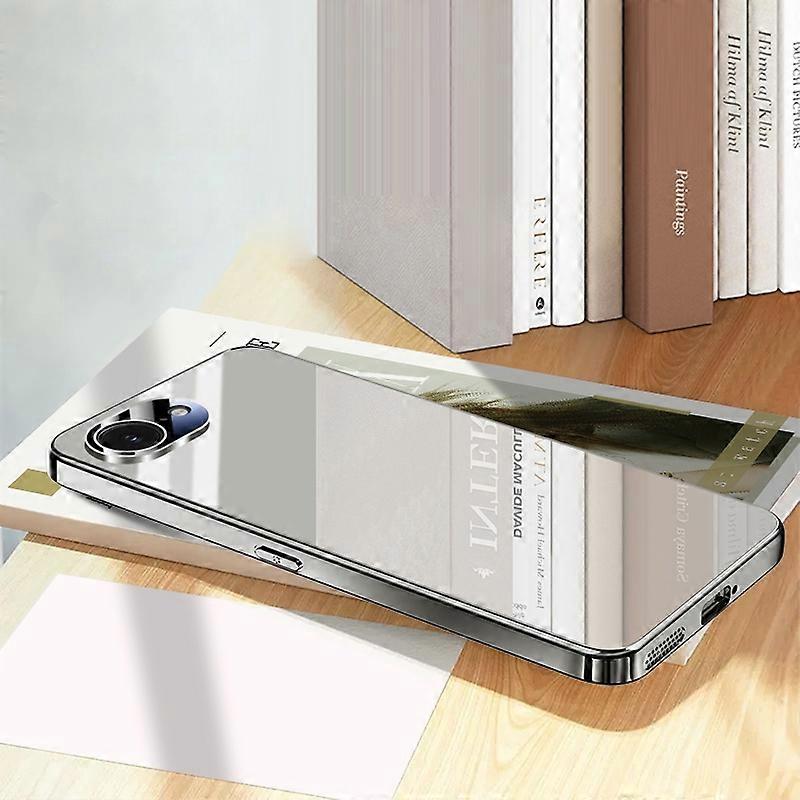 For iPhone 17e 16e Case Electroplating PC Phone Back Cover with Camera Lens Protector