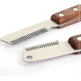 Dog Stripping Knife Pet Grooming Tool for Border Terrier