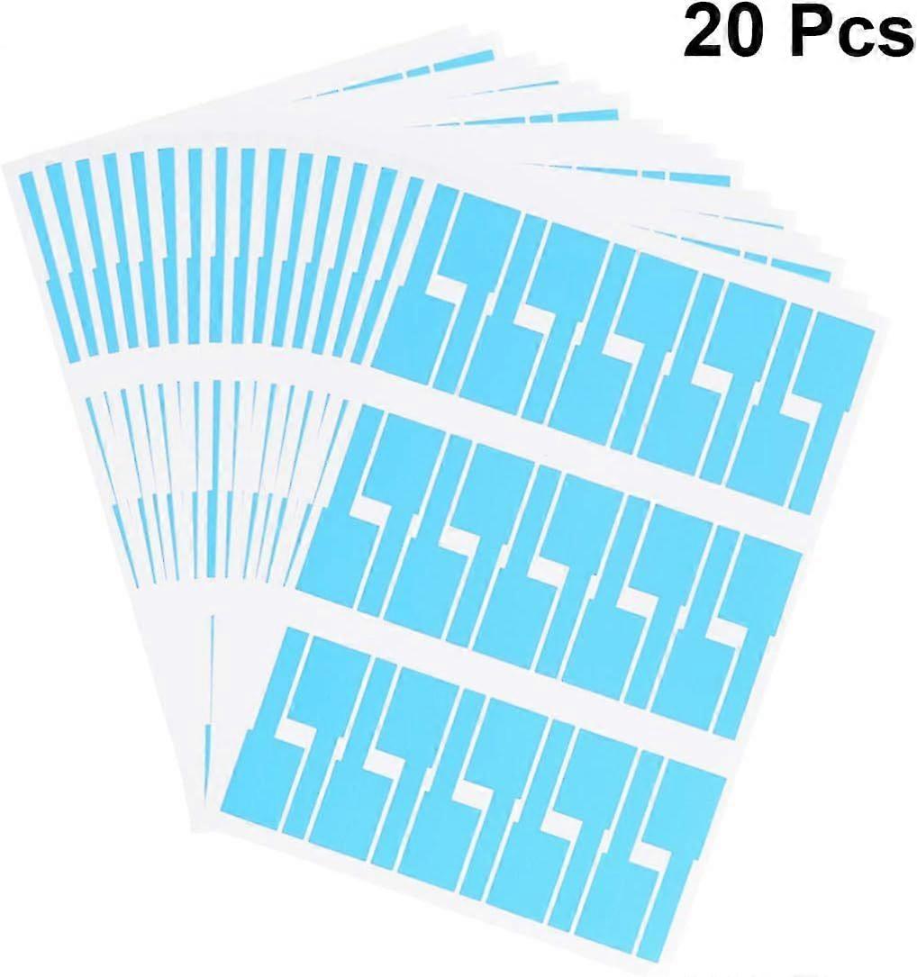 20pcs Cable Sticker P Shape Labels Cable Identification Tags Computer