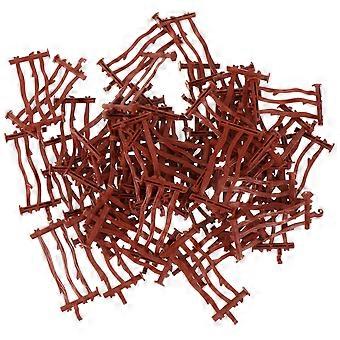 50Pcs Simple Fence Toys Children DIY Farms Fences Toys Lifelike Fence Models