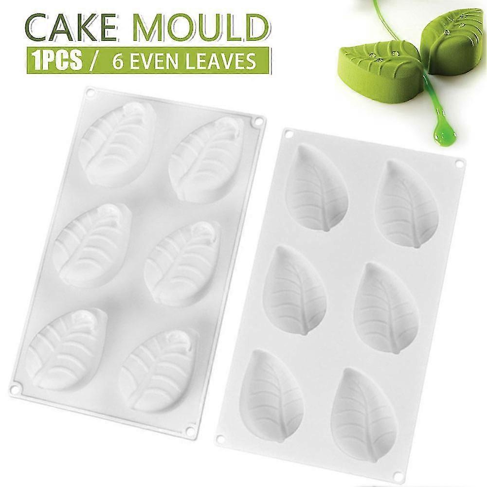 Creative Leaf Mousse Cake Silicone Stencils Chocolate Pudding Baking Template 26-27