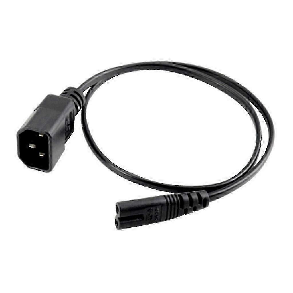 Lightweight C14 to C7 Conversion Cable Flexible Power Cable Efficient for Room