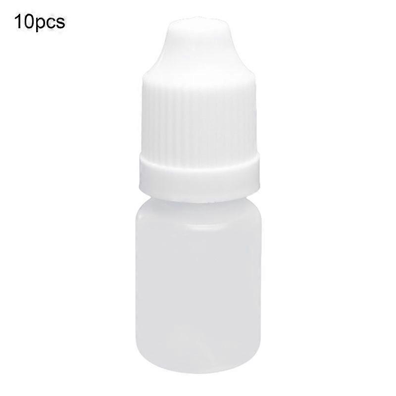 10Pcs 15ml Mini Empty Plastic Squeezable Liquid Eye Drops Refillable Bottle KAESI