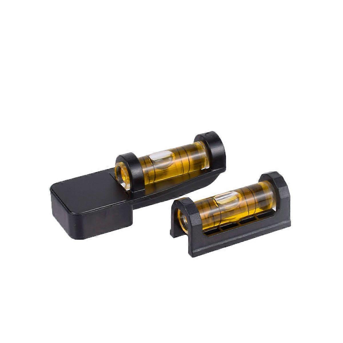 Small magnetic spirit level, hands-free leveling tool for scope mounting