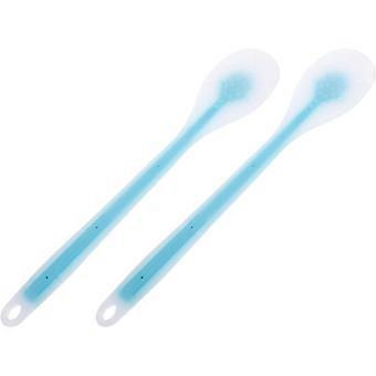 2Pcs Lotion Applicator for Back and Legs with Soft Bristles Self Tanner Back Applicator Brush for Body Cream and Medication Easy Clean Bath and Body T