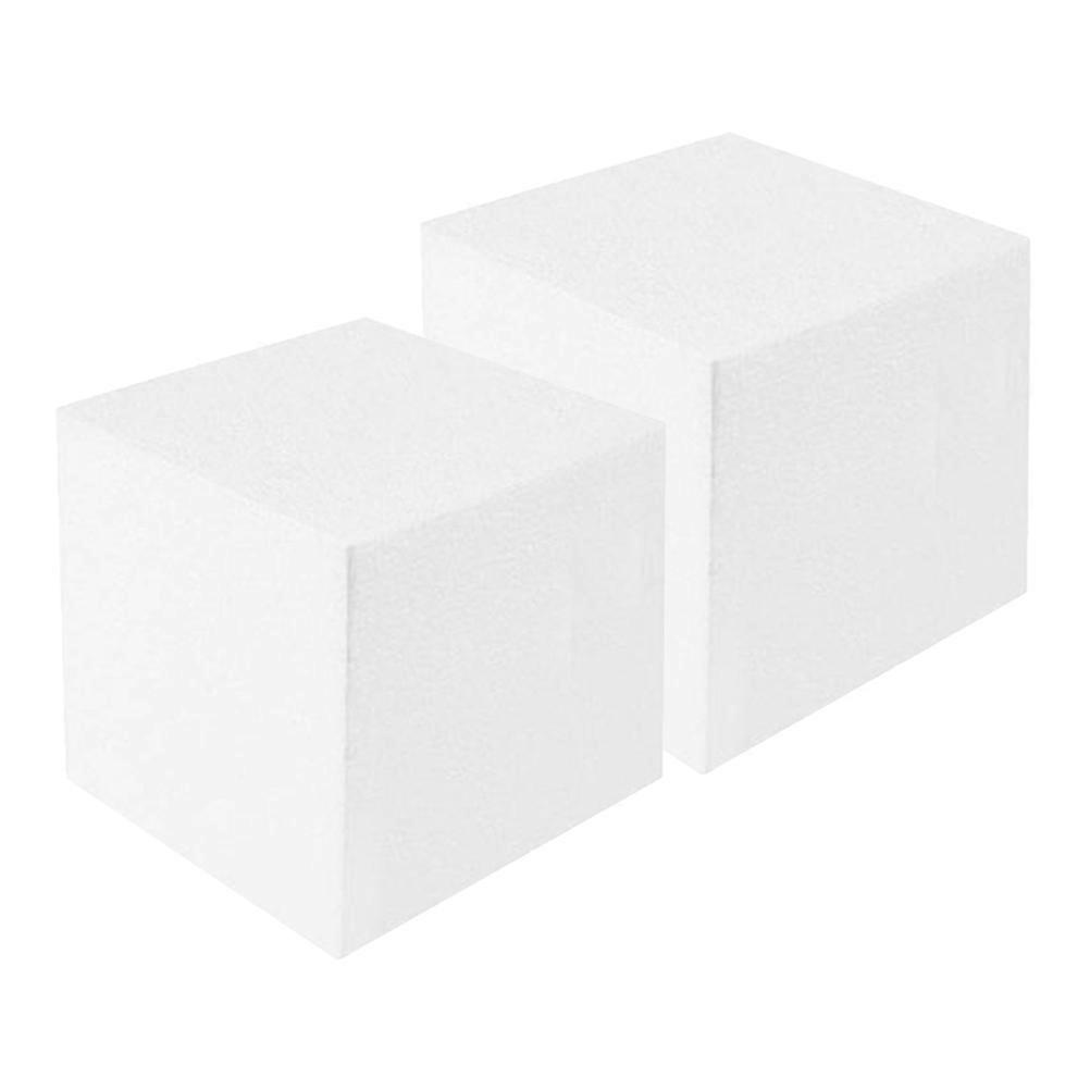 Square Foam Cake Dummies for Decorating 8Pcs Creative Multi-Function Models