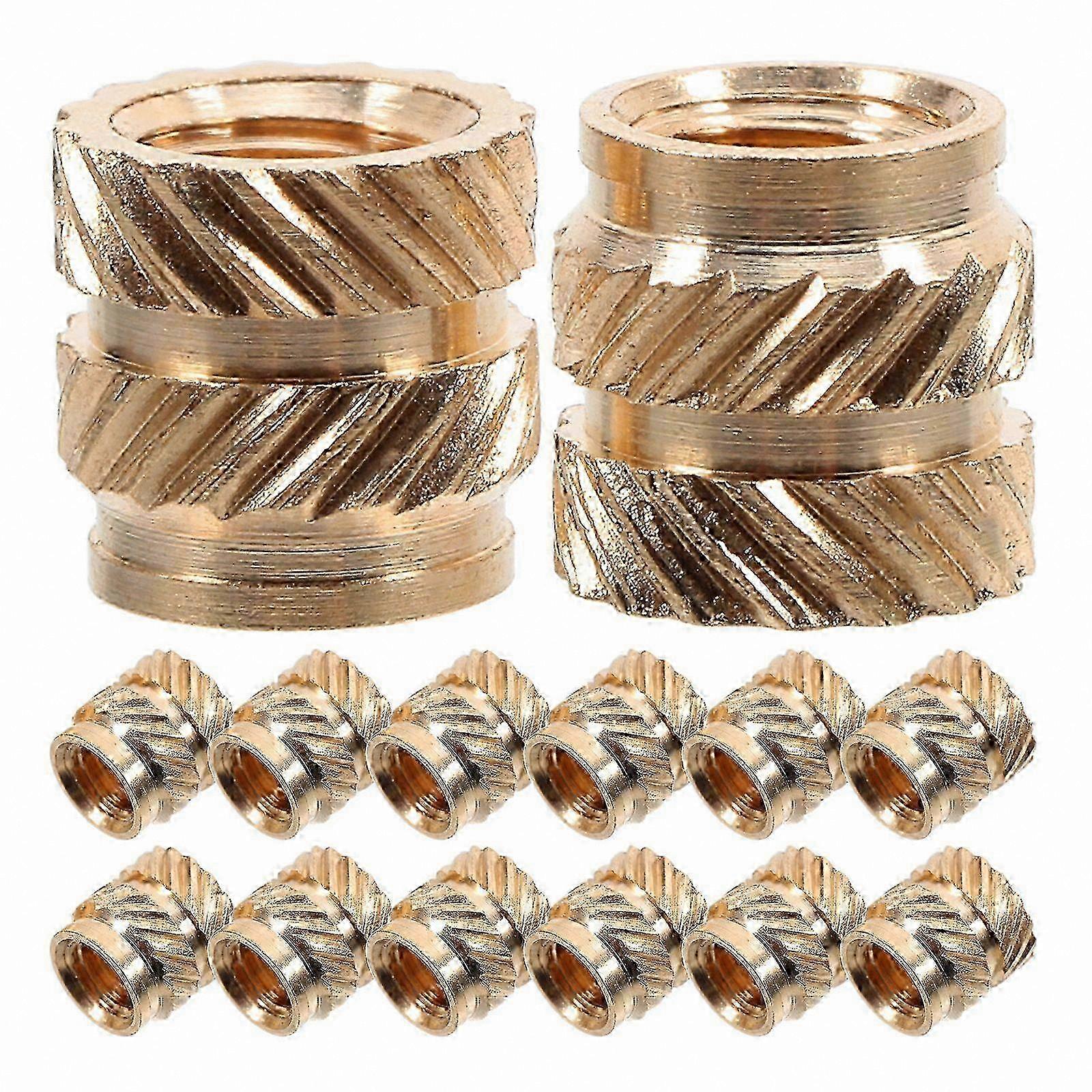 50 Pieces Heat Set Inserts Copper Threaded M4 Female Threaded Inserts Supply