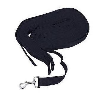Guinzaglio per addestramento cani, guinzaglio resistente per animali domestici, lungo 20 metri, colore nero.