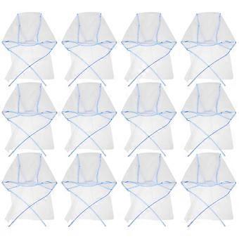 Hair Highlighting Cap Disposable with Protective Brim for Salon 12Pcs