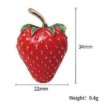 1pc aardbei broche decoratieve corsage jurk borstspeld sjaal gesp kledingspeld voor kinderen meisjes