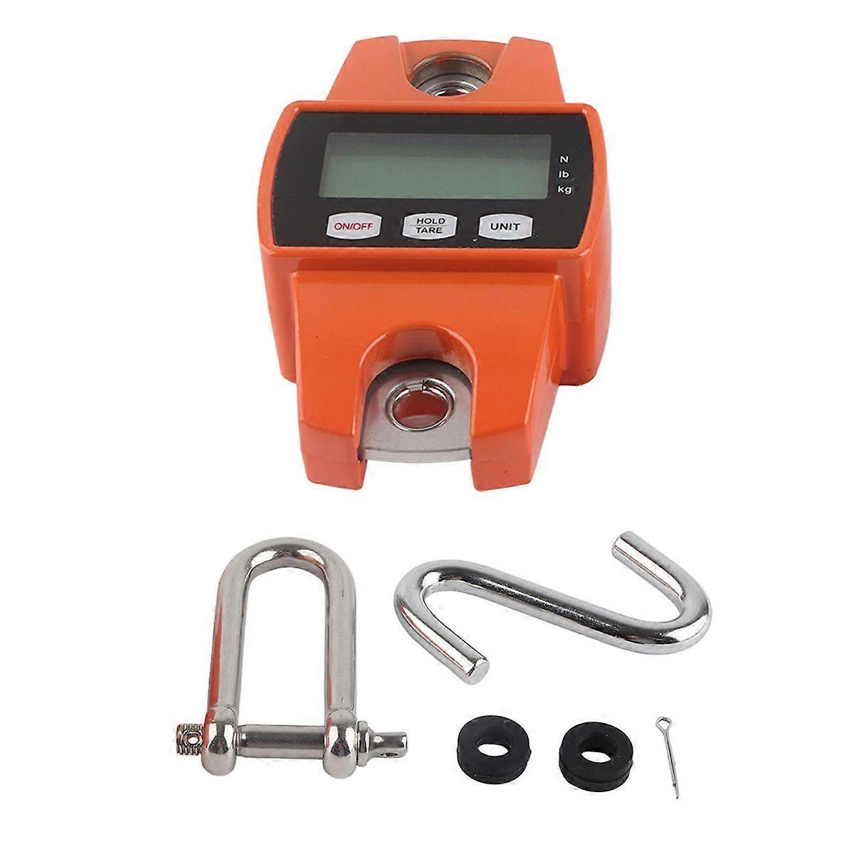 Portable LCD Digital Hanging Scale 300kg with Hook